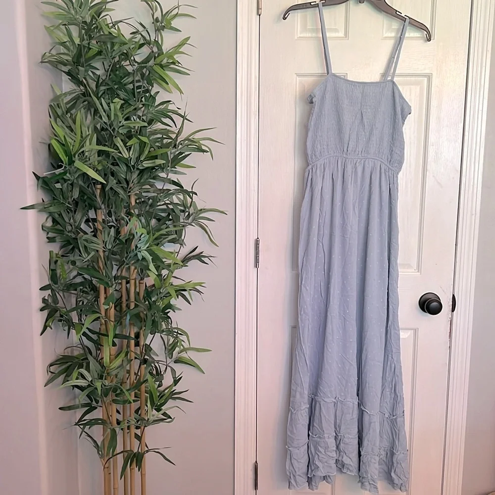 cutout maxi dresses Linen Cutout Maxi Dress
